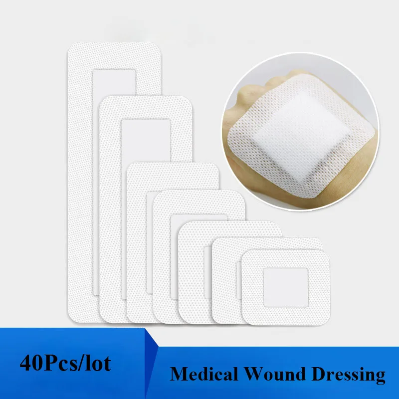 20Pcs Self-Adhesive Non-woven Wound Dressing Breathable Caesarean Section Surgical Wound Hemostasis Band Aid Bandage First Aid