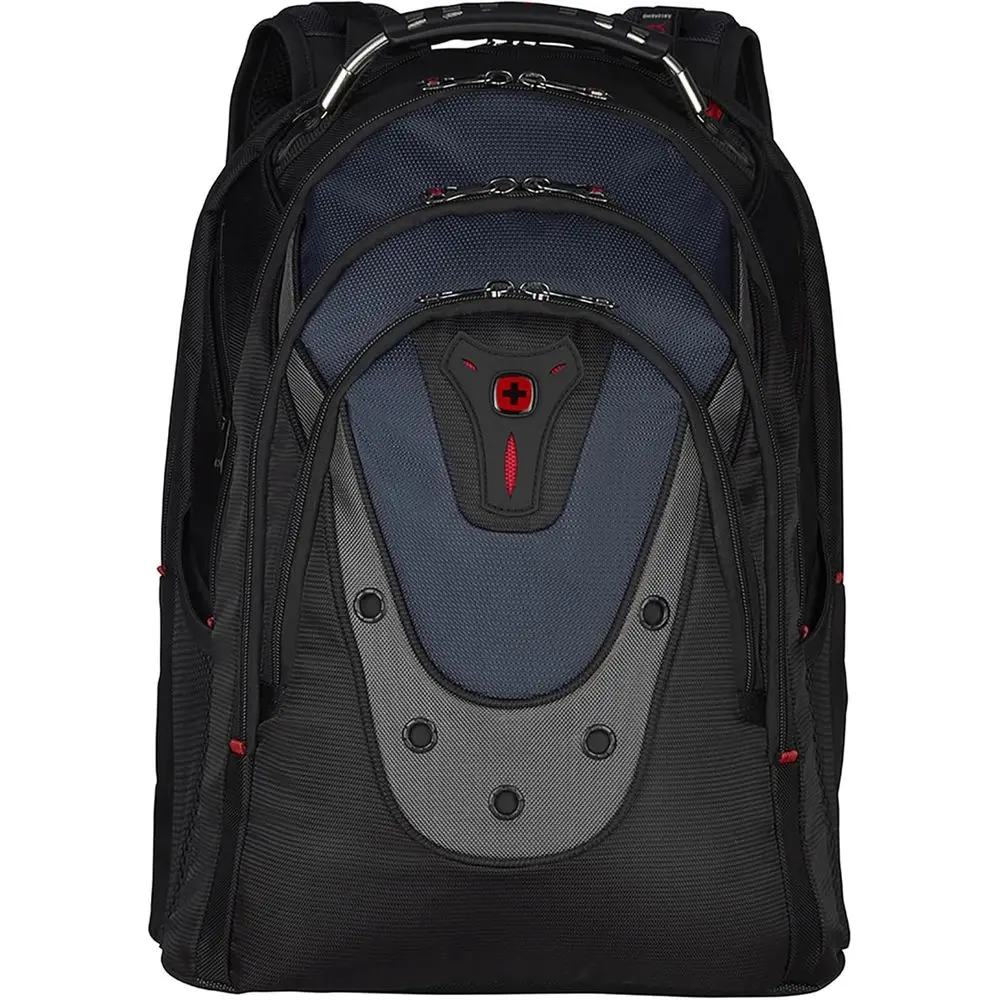 

17 Inch Laptop Backpack, Unisex Laptop Bag, Black/Gray/Blue