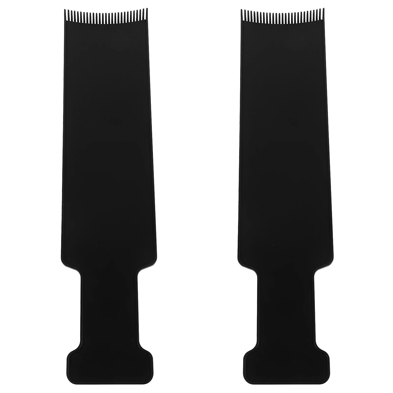 

2 Pcs Hair Coloring Board Tools Plastic Foiling Combs for Highlighting Dyeing Salon Perm Oil Treatment Accessories