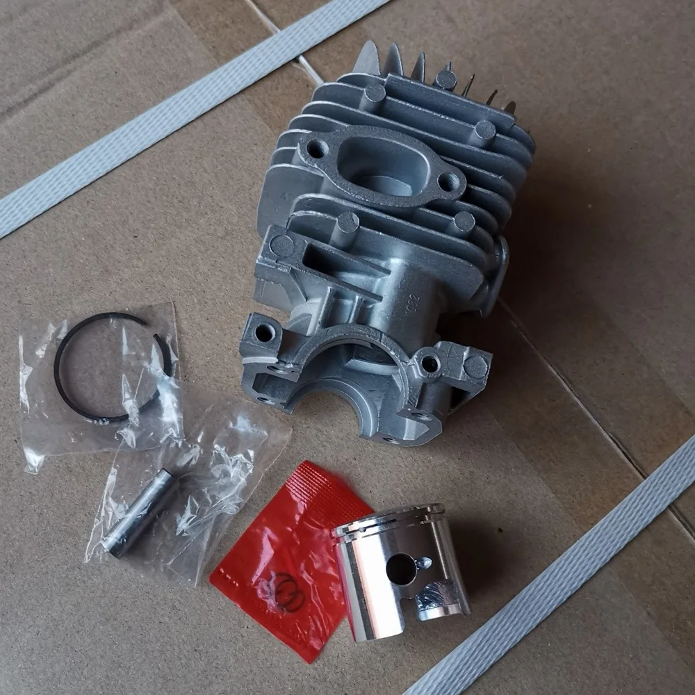 Kit de Cilindro 34 mm para Emak Efco 125 Gs260 Mt2600 Oleo-mac 925 Serras de Corrente Zylinder Pistão Anel Clipes Pino Pan Montagem