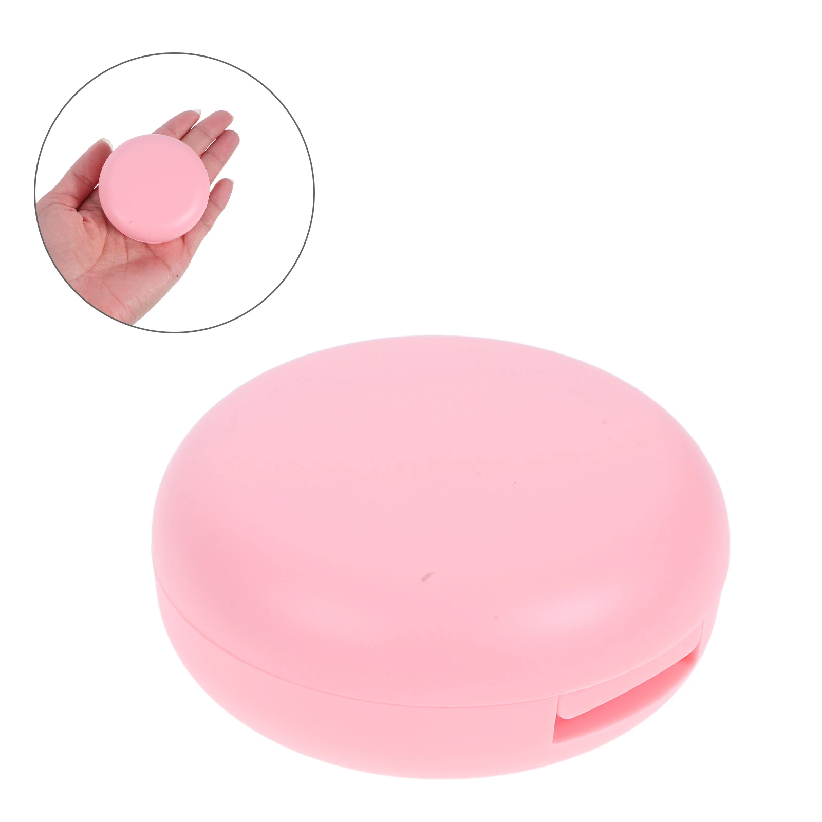 

Empty Compact Mirror Container for DIY Pressing Powder Puff Storage Multifunctional Use Travel Portable