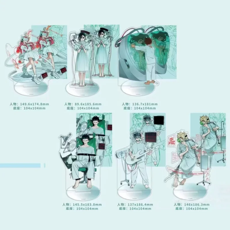 بقعة الأصلي الغريبة المرحلة ANAKT حديقة الكلية شارة معدنية مقبض طبي هدية صندوق الاكريليك الوقوف المفاتيح ملصقات صناعة يدوية