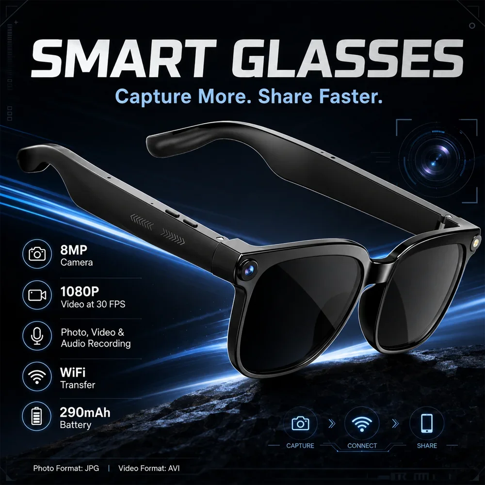 Photography High Angle - Nuevas Gafas Inteligentes para Grabación de
