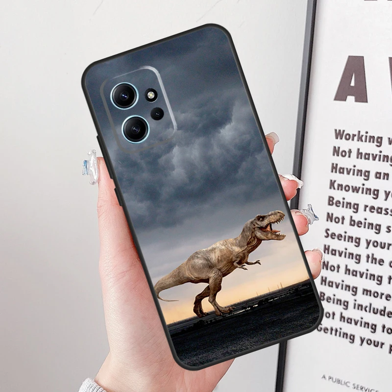 Tyrannosaurus T Rex Dinosaur Case For Xiaomi Redmi Note 12 8 9 10 11 Pro Note 12S 11S 10S 9S 8T Redmi 12 9 10 C Cover