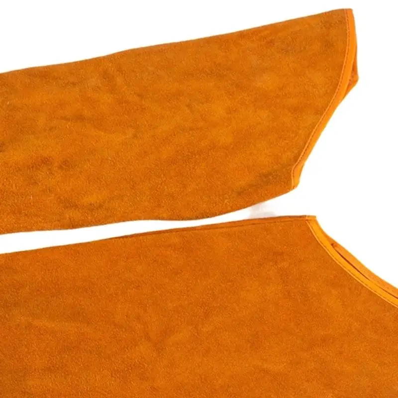R53C Resistant Heat Insulated Leather Work Sleeve Protector Cut Puncture Proof