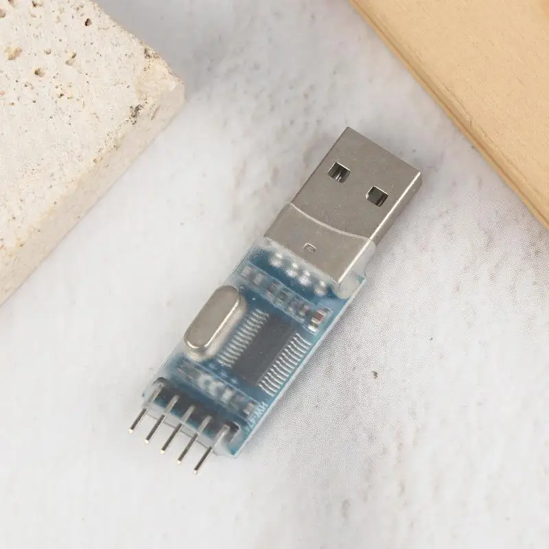 【Nieuw】PL2303HX USB Naar TTL Converter Adapter Module Microcontroller Borstel Machine Board Auto Converter Module DC 3.3V 5V