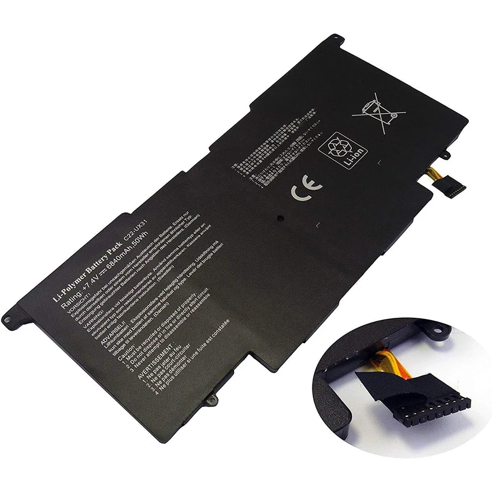 C21-UX31 C22-UX31 C23-UX31 Laptop Battery for Asus (Zenbook) UX31A UX31E UX31 UX31A-R4004H UX31E-DH72 UX31KI3517A Ultrabook