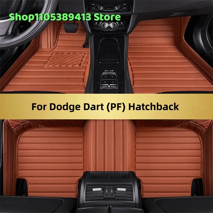 

Индивидуальные автомобильные коврики из искусственной кожи для Dodge Dart (PF) хэтчбек 2012-2015 годов, аксессуары для автомобиля, коврики, ковровые покрытия, автотовары