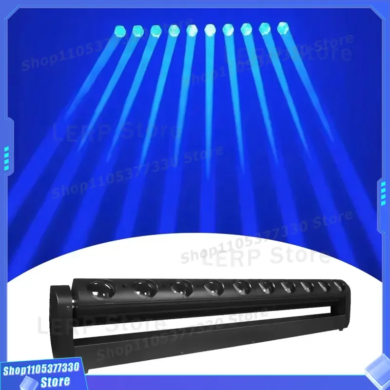 10X40W RGBW LED Moving Head Light Beam Matrix Stage Lighting for DJ Disco Nightclub Wedding Party Background Scan Effect Lamp