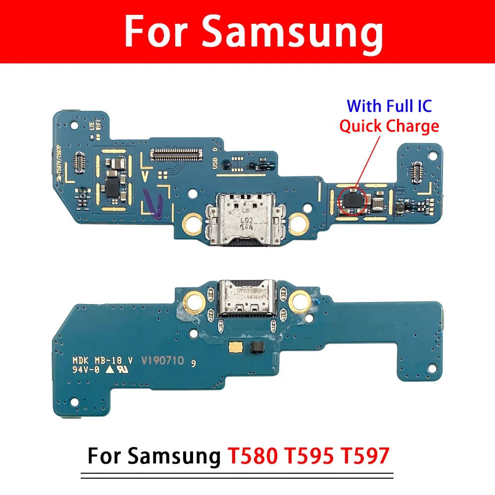 

5Pcs For Samsung Tab A A2 10.5 2018 T590 T595 T597 SM-T590 T595C T595N USB Charger Board Port Dock Connector Flex Cable