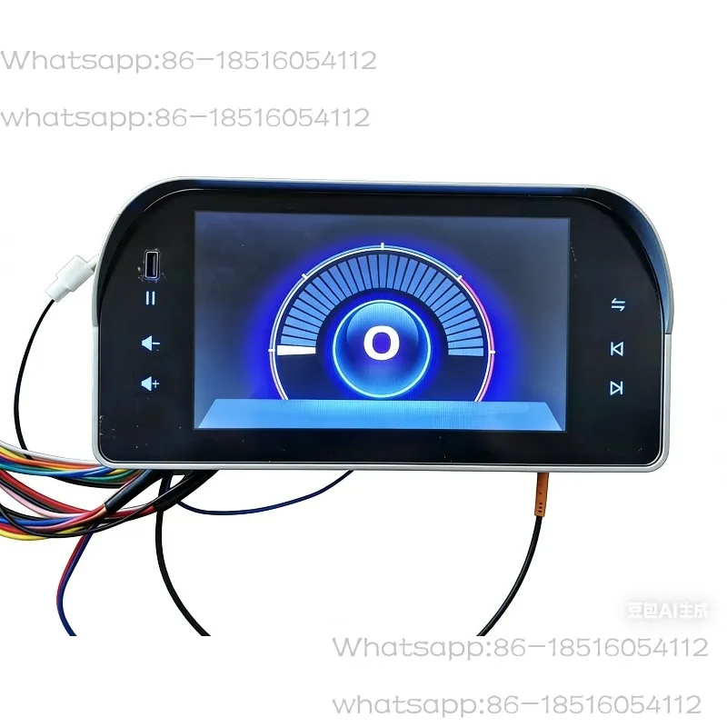elderly scooter three or four wheels reversing image speedometer power display