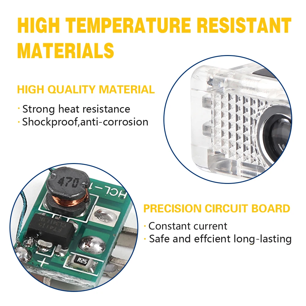 LED باب السيارة الداخلية ترحيب شعار شبح الظل إكسسوارات مضيئة لمرسيدس بنز C الفئة W203 SLK R171 SLR R199 CLK W209 W240