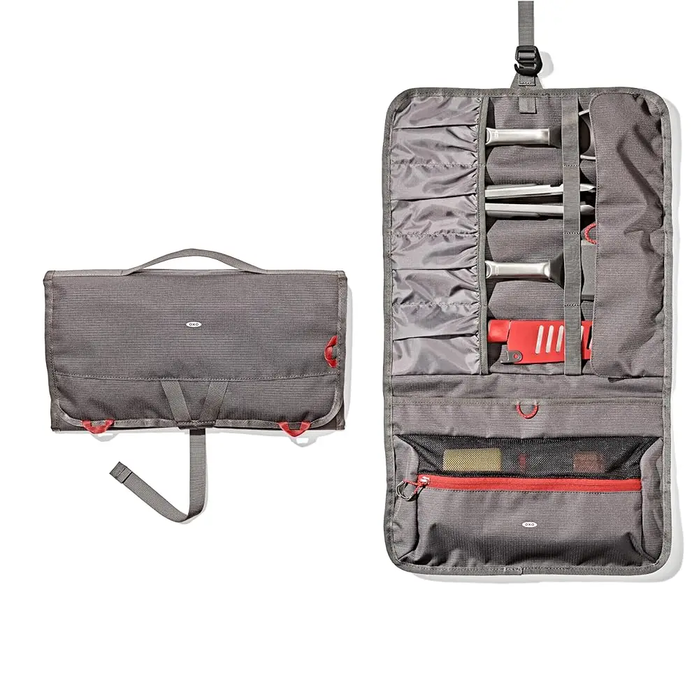 

Outdoor Camp Kitchen Tool Roll, Camp Kitchen Organizer, Travel Utensil Organizer, Outdoor Cooking, Travel Chef Roll, Camping