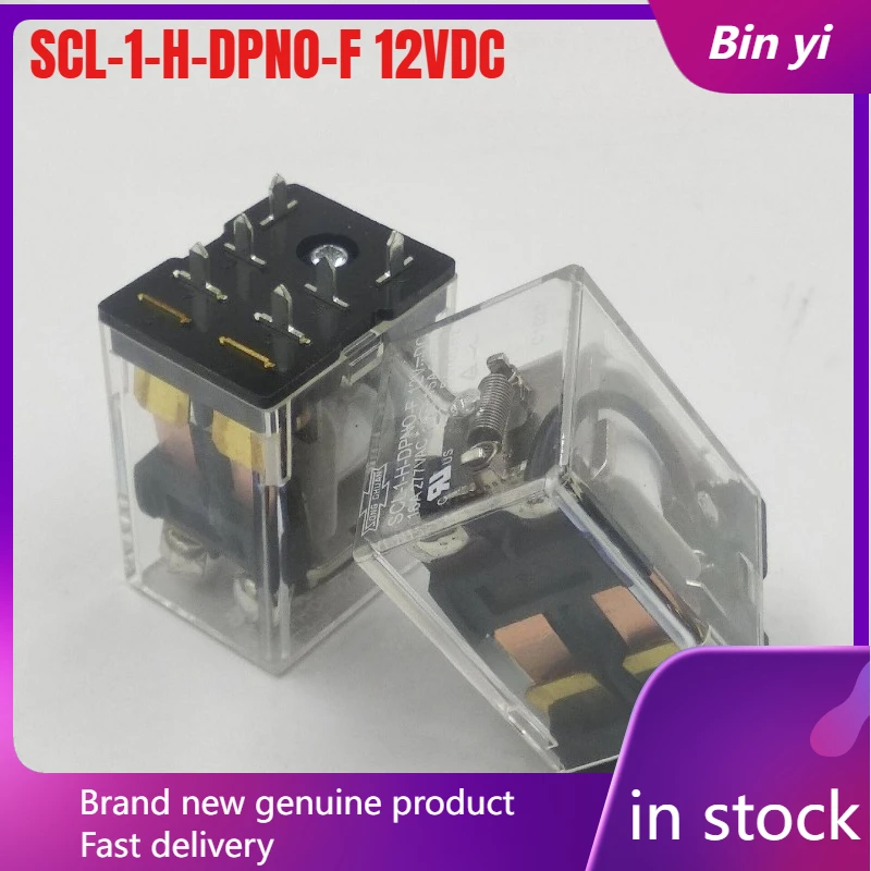New 1pcs/lot SCL-1-H-DPNO-F 12VDC intermediate relay  6pins
