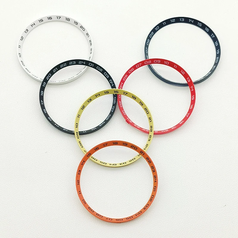 Mod 30.5mmx27.5mm ساعة البلاستيك الحلقة الداخلية يناسب SKX007 SKX009 SRPD ساعة حافظة NH35 NH36 حركة SKX007 ساعة أجزاء الحلقة الداخلية #3