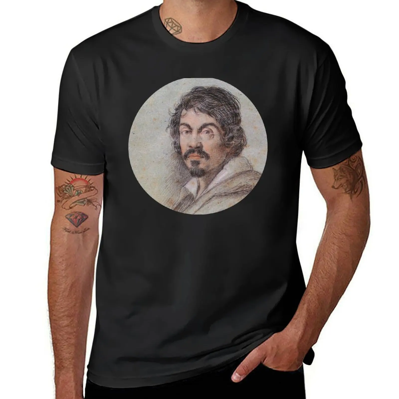 Caravaggio T-Shirt kawaii clothes korean fashion hippie clothes Men's t-shirts