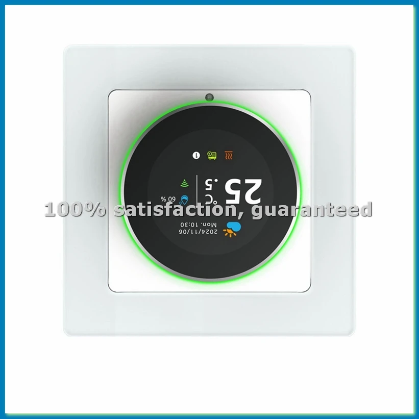 

Tuya WiFi Smart Knob Thermostat Electric Floor Heating Temperature Controller for Electric Floor Heating 16A-BCBW