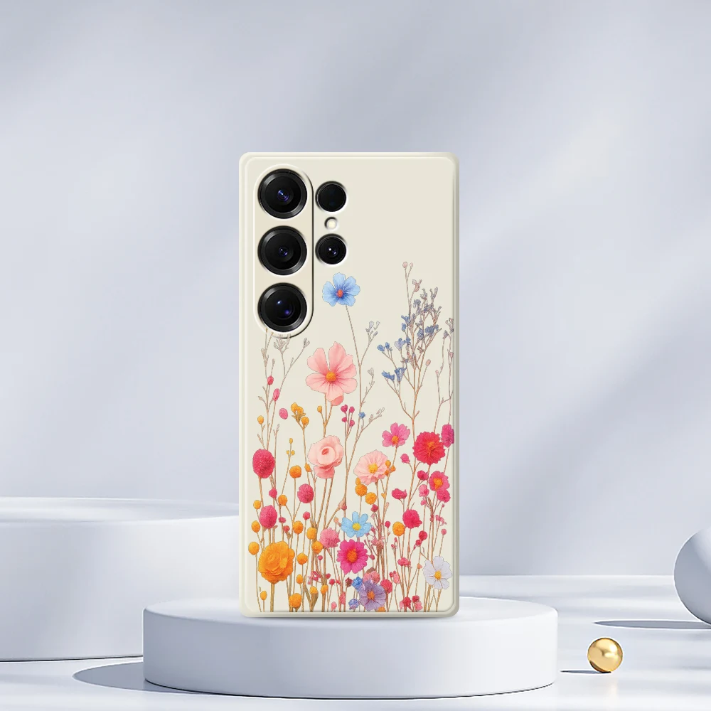 حافظة لهاتف سامسونج جالاكسي S25 S24 S23 S22 S21 S20 Ultra Plus S23 FE S21FE S20FE S10 Plus غطاء سيليكون