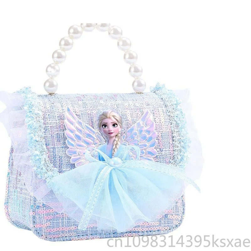 

Сумка через плечо принцессы Эльзы «Холодное сердце» Диснея для девочек, подарок на день рождения, подарок на день защиты детей