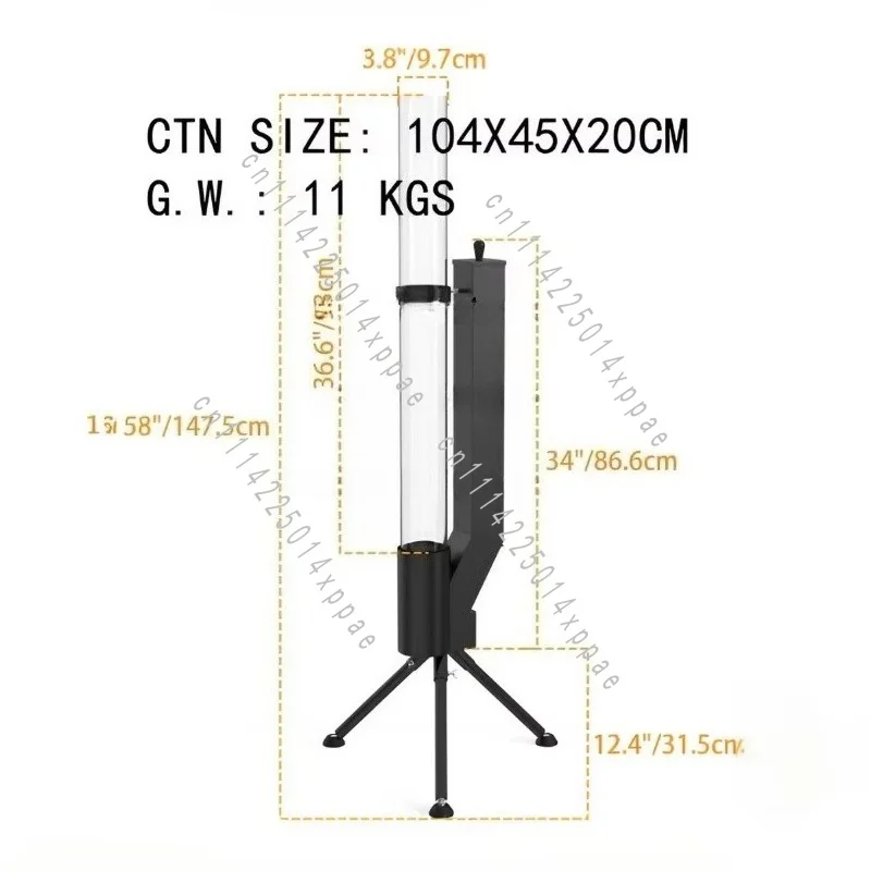 Courtyard Heating Stove, Outdoor Camping, Vertical Wood-burning Rocket Stove,Winter Pellet Stove, Heating Stove