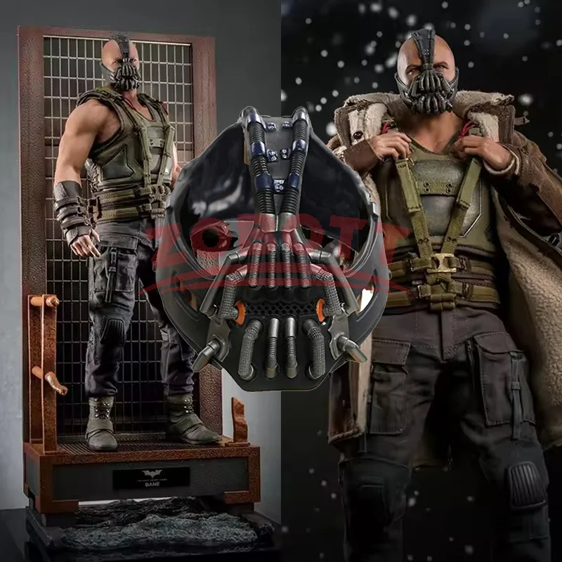 Máscara de película Bane, Cosplay del Caballero Oscuro, casco de tamaño adulto, fiesta de Halloween, Cosplay, accesorio de terror, máscara de película de terror