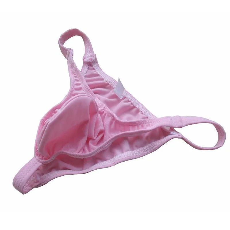 

New Men's Sexy Bulge Pouch Low-rise Bikini Lingerie Underwear Thong Brief Underpants Breathable Lightweight Slim Mens T-back