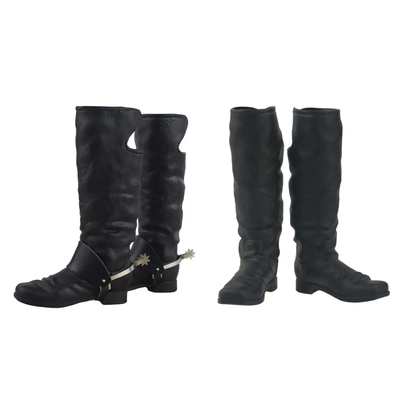 

1/6 Scale Male Action Figure Boots Miniature Decor Fashion Costume,High Top Shoes Model,Doll Shoes for 1:6 Doll Figure Toy