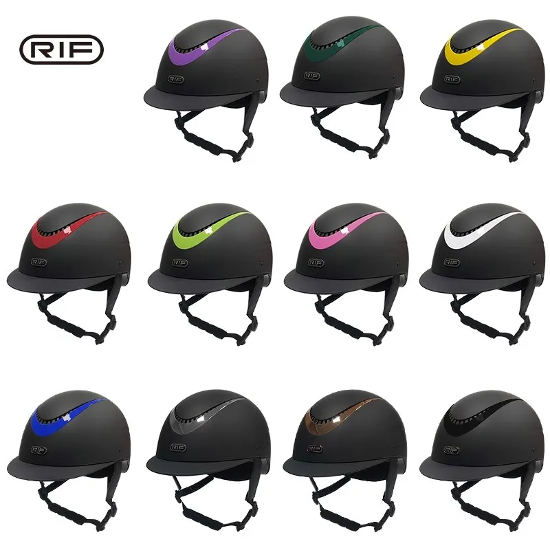 Rif Equestrian Sports Helmet Kidsren's Riding Helmet Adult Cycling Helmet Sports Breathable Simple Rider Equipment Safety Helmet