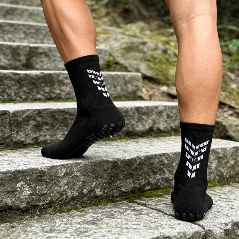 3/6/9 Pairs Men Women Cycling Running Socks Non Slip Grip Sport Football Basketball Soccer Hiking Tennis Skateboard Socks