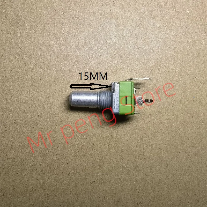 1pcs  switch for ALPHA RK09 precision potentiometer B10K A10K single 3 feet no midpoint