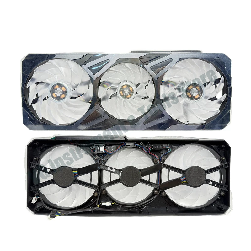 Brand new original fan suitable for Yingchi RTX 3090TI EX/3080TI EX GAMER 24G graphics card heat sink, fan housing