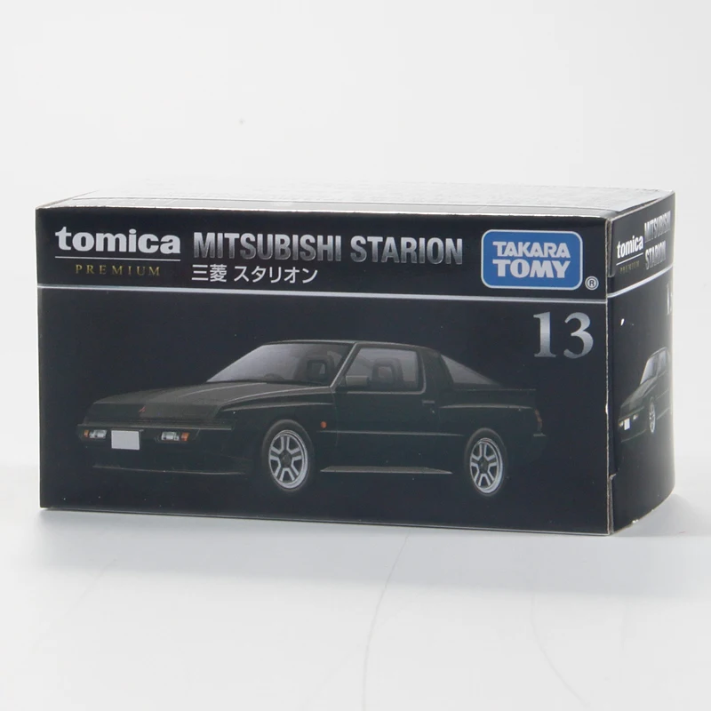 TAKARATOMY Tomica Premium 1/64 TP13 MITSUBISHI STARION Model samochodu ruchome części symulacja samochodu ozdoby modeli samochodów prezenty dla chłopców