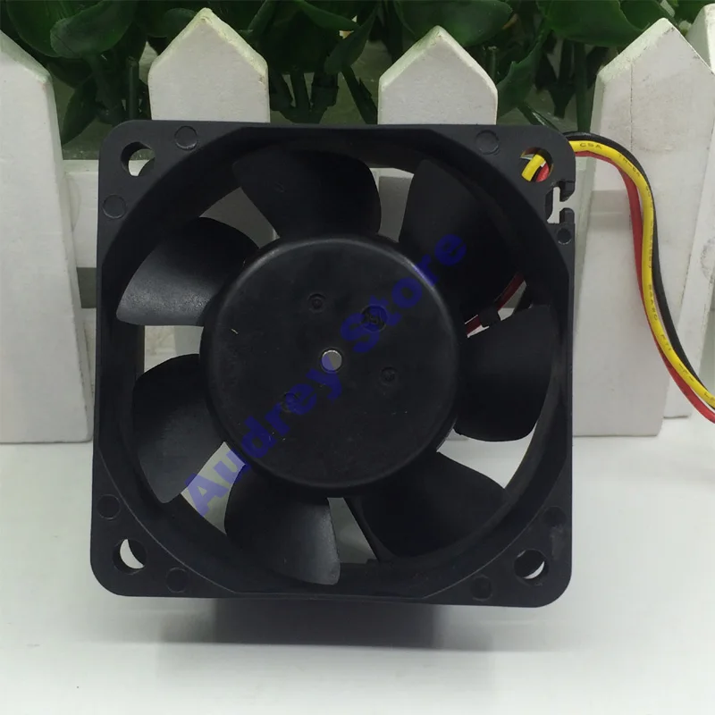 Nidec D06T-12P3S2 AJ 6025 DC12V 0.3A 3.6W 3-wire speed measuring ball bearing cooling fan 5000RPM 25CFM air blower