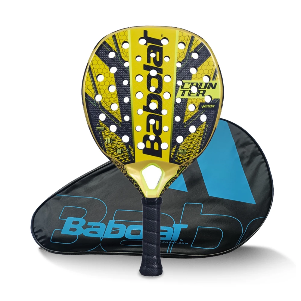 Padel Racket 3k/12K Carbon Fiber Surface with EVA Memory Flex Foam Core Padel Tennis Racquets Outdoor Sports For Men Women