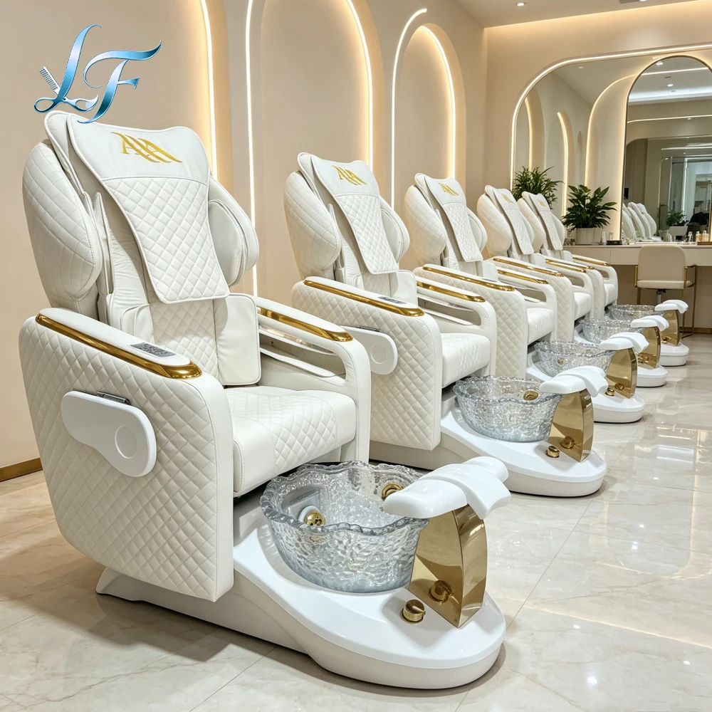 Commercial High End Pedicure Manicure Chair Foot Massage Spa Furniture For Professional Nail Salon