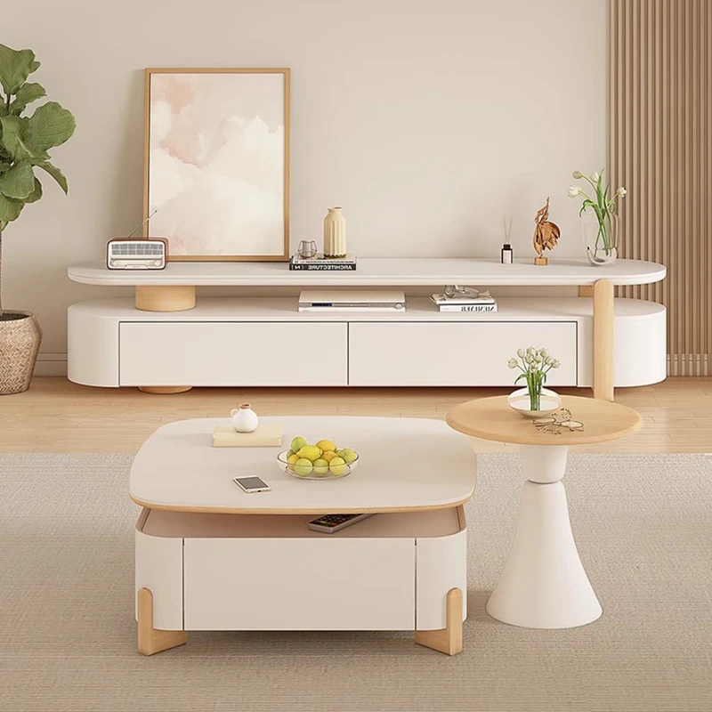 

Modern Luxury Coffee Table Square Glam Minimalist Sets Coffee Table Living Room Organizer Drawer Table De Salon Home Furniture