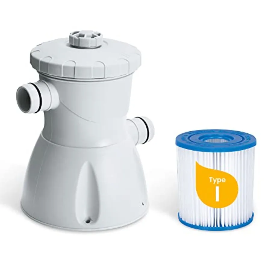 Sea Thru Quickset – anneau gonflable rond, ensemble de piscine extérieure hors sol avec pompe et filtre à cartouche pour l'extérieur U