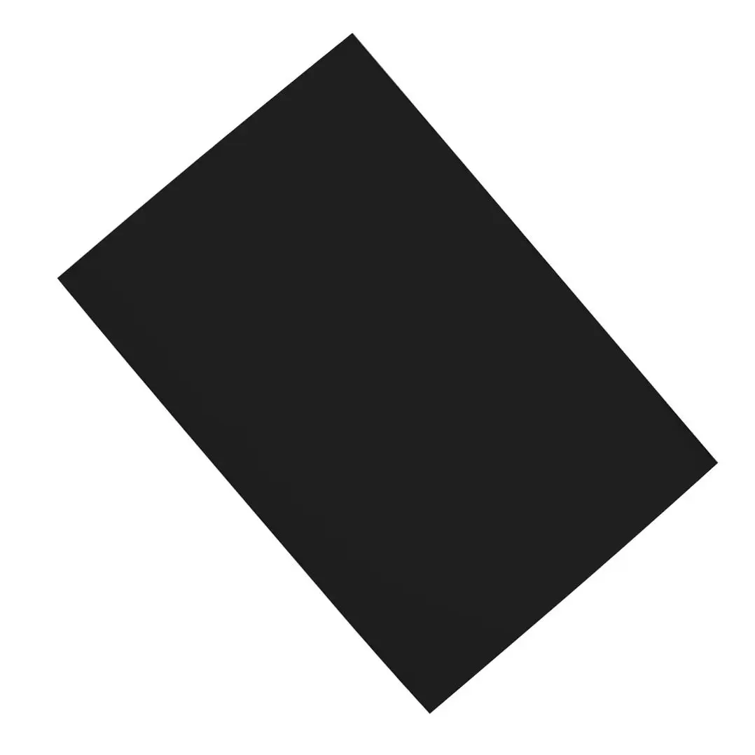 FLEOR 430x290mm Guitar Bass Pickguard Blank Material DIY Sheet Scratch Plate Backplate Matte Black 1Ply for ST TL Guitar Bass