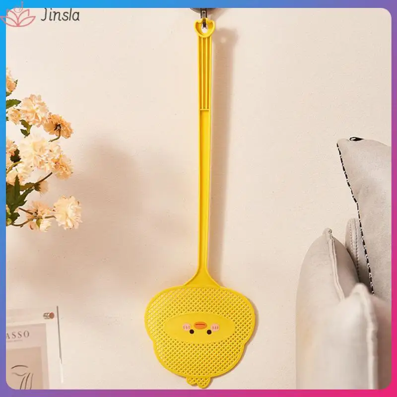 

Fly swatter household cartoon little yellow duck mosquito pat manually slaps mosquitoes to kill flies and kill mosquitoes