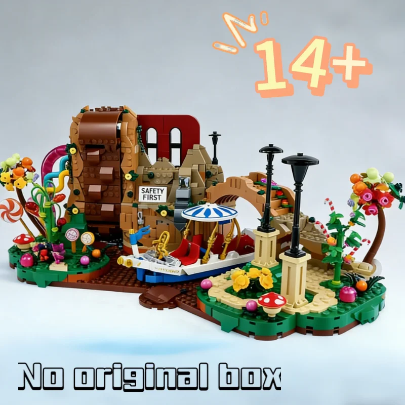 

2026 New 2025PCS Classic Set The Chocolate Factory Building Blocks Ideas 21360 Street View Bricks Assembly Toys for Kids Gifts