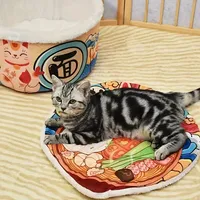 Pet Dog Cat House Kennel Super Large Instant Noodle Warm Dog Cat Nest Beds Cushion Cup Cozy Nest