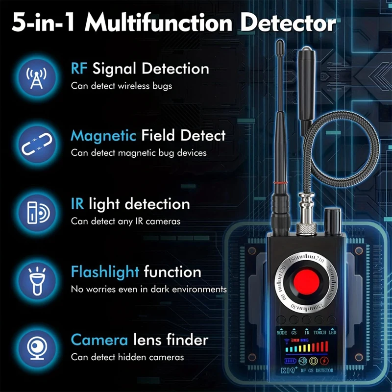 K19 + защита от подслушивания RF беспроводной GSM сигнал прослушивание GPS трекер детектор камеры детектор ошибок