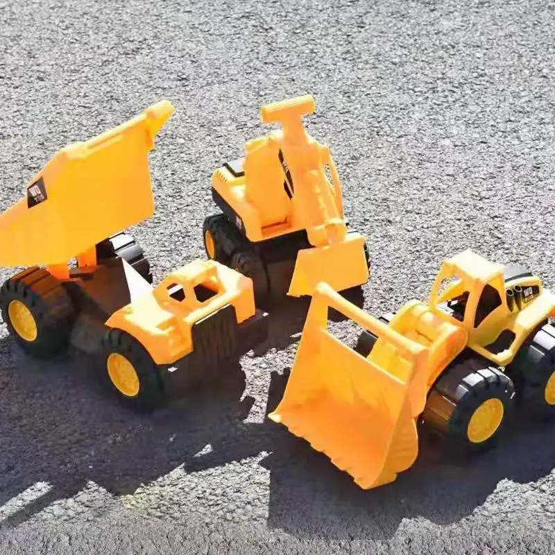 Excavator Dump Truck Model Toy Engineering Vehicle Set .Construction Fleet Toddler Early Education Construction Vehicles Toys