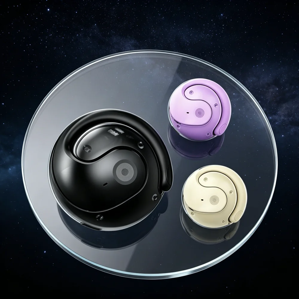 Wireless Bluetooth 5.3 HD Voice Call Earphones Noise Reduction Headphones Portable Earbuds With Mic for all smartphones
