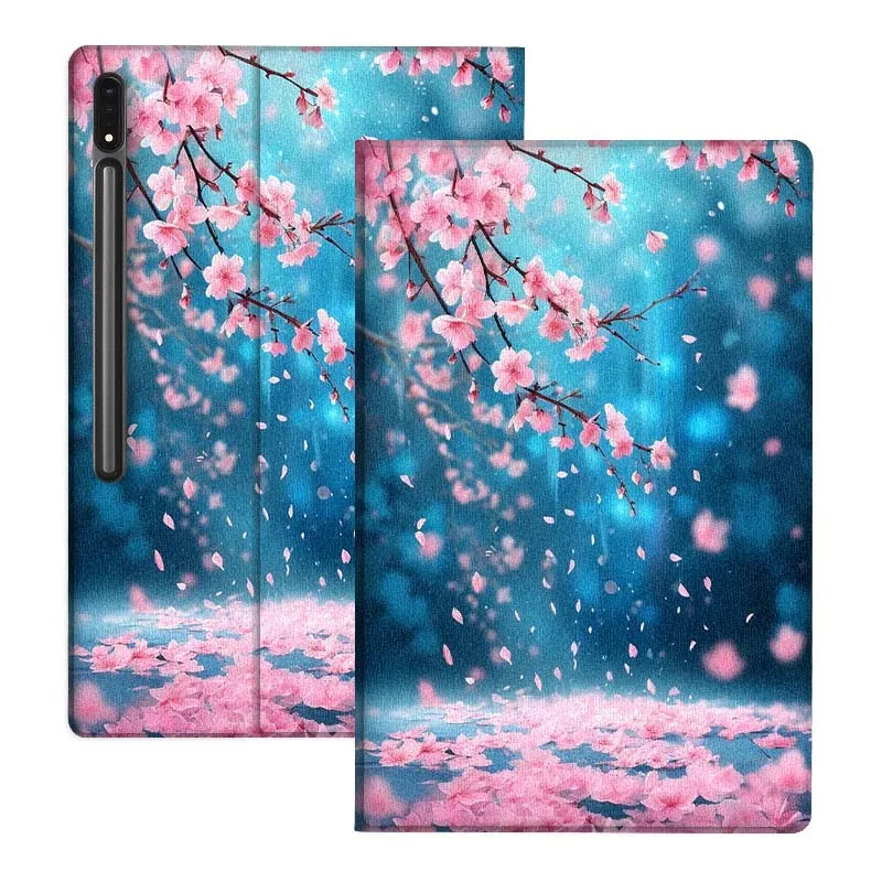 

Flower Art Beautiful For Samsung Galaxy Tab S10 S9 S8 S7 FE Lite Soft Flexible Support Tablet Case Gift