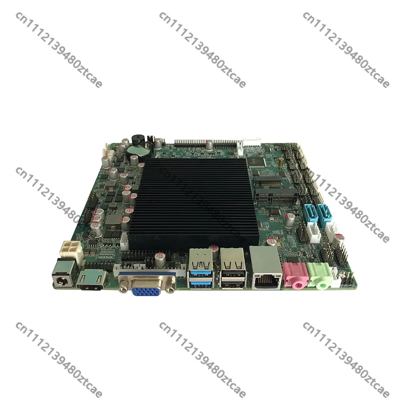 2026 Lüfterlose Mini-ITX-Mainboard mit DDR3-Unterstützung, max. 8 GB, MSATA M.2 Speicher, kompatibel mit Win10 64Bit, Stromsparendes Motherboard