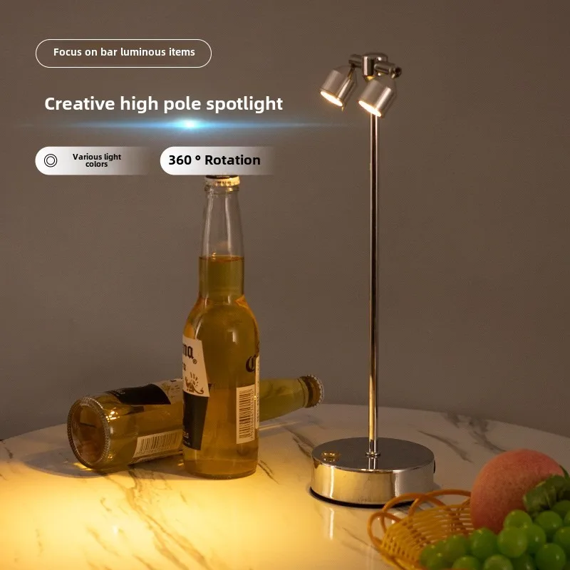 LED Bar Table Lamp  Restaurant Clear Bar Cafe Jewelry Showcase Creative Bar Lamp Personalized Decorative Table Lamp