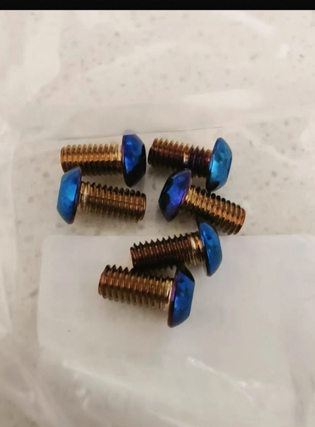 

ISO7380 Hex Socket Button Head Allen Bolts | M4/M5/M6/M8/M10 | Stainless Steel Titanium Blue Plated | For Bike & Motorcycle