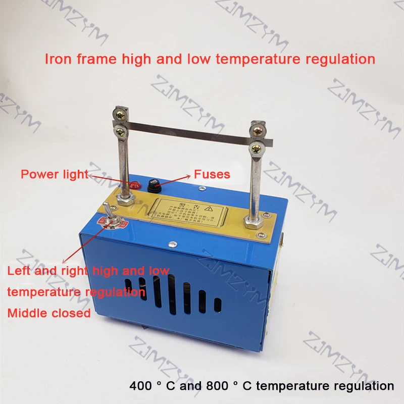 Cortadora en caliente RQ3, alta y baja temperatura, ajustable, cinta, 220V, 180W, 400/800 grados