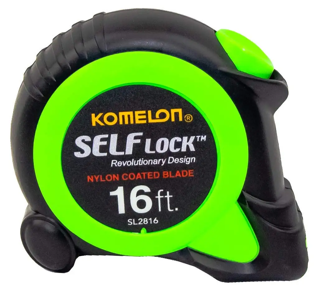 16-Foot Self-Locking Tape Measure with 3/4-Inch Blade for Accurate Measurements